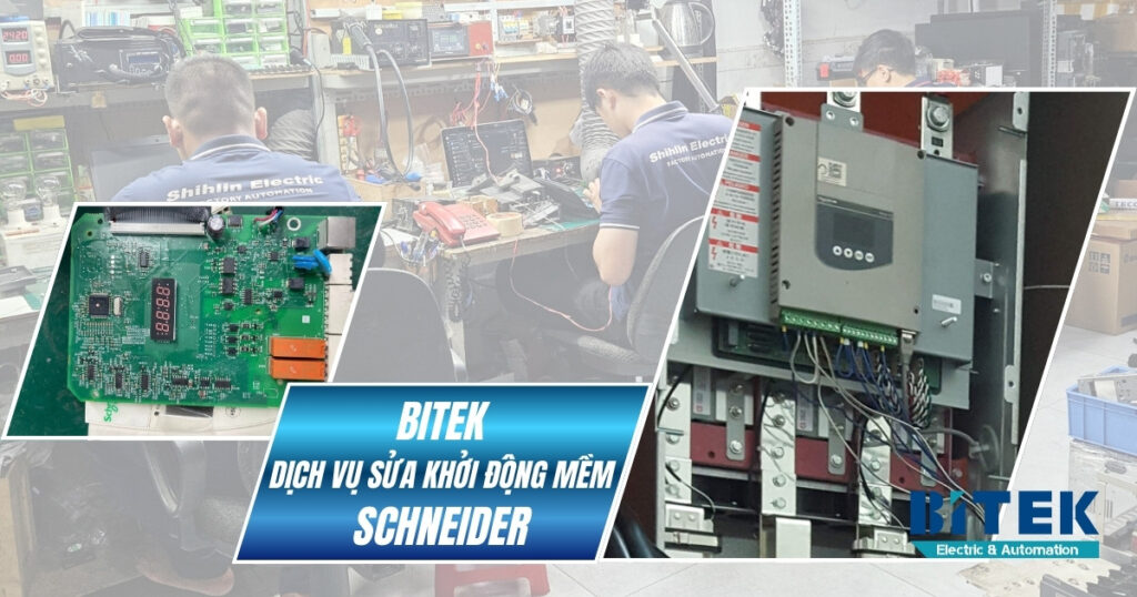 BITEK sửa khởi động mềm Schneider tại KCN TPHCM, Bình Dương, Long An và các tỉnh thành lân cận
