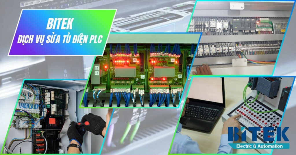 BITEK sửa tủ điều khiển PLC cho máy móc sản xuất