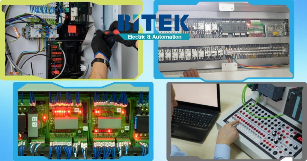 BITEK sửa tủ điều khiển PLC cho máy móc sản xuất